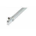 Cremaliera metalica galvanizata cu distantiere si suruburi M4 Nice ROA8 ( 30x8x1000mm )