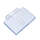 Suport ecuson tip etui , din poliester cu fete rigide , deschidere si prindere orizontala CH-102H