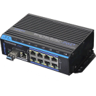 Switch industrial 8 porturi PoE+ cu uplink SFP/Ethernet combo UTP7208E-POE-A1