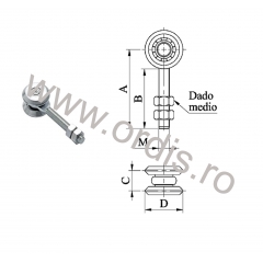 Carucior cu 2 role pentru sina 920M