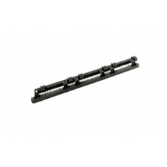 Cremaliera nylon cu insertie metalica si 6 urechi de prindere CRV6