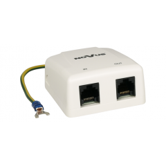 Dispozitiv de protectie la tensiune pentru retelele LAN aeriene NVS-100E/O