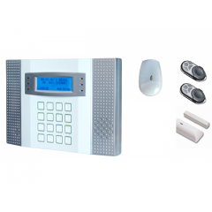 Kit sistem de alarma wireless cu comunicator telefonic pe linie fixa