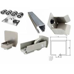 Set autoportant pentru porti in consola max 350 kg SETXS-8ROLE