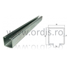 Sina zincata autoportanta 70x70x4mm SN70x70-6M