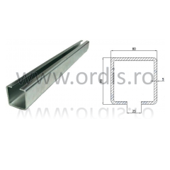 Sina zincata autoportanta 80x80x5mm SN80x80-6M