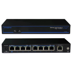 Switch 9 porturi 10/100Mbps PoE+ (8 PoE + 1 UPLINK) UTP3-SW08-TP120
