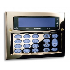 Tastatura cu design exclusivist cu display LCD albastru Prem Elite FMK
